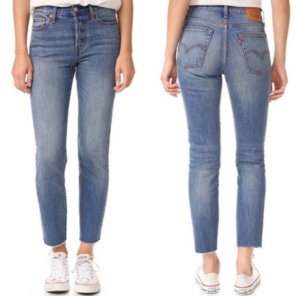 Levi’s 501 White Cone Denim Straight Leg Jean Size 28